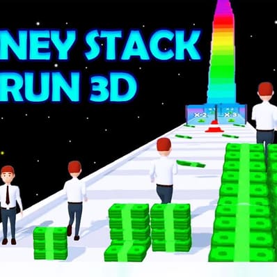 Money Stack Run 3D